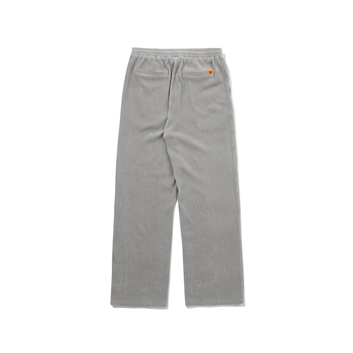 シネコダックベルベットコーデュロイストレートパンツ【メランジグレー】