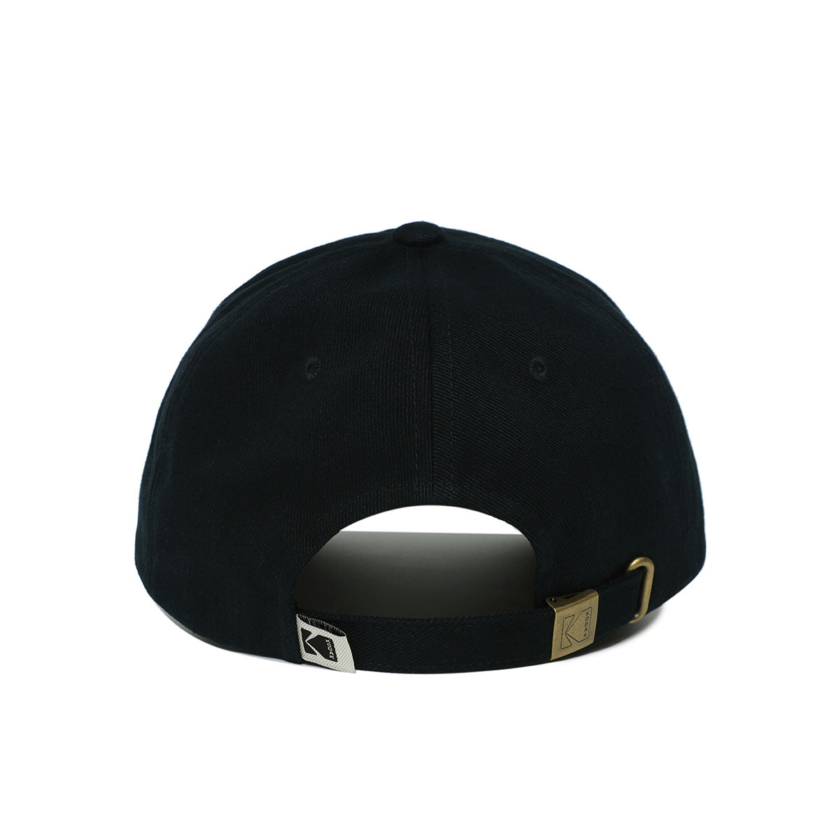 オーバーフィットピーチタッチレタリングボールキャップ【ネイビー】