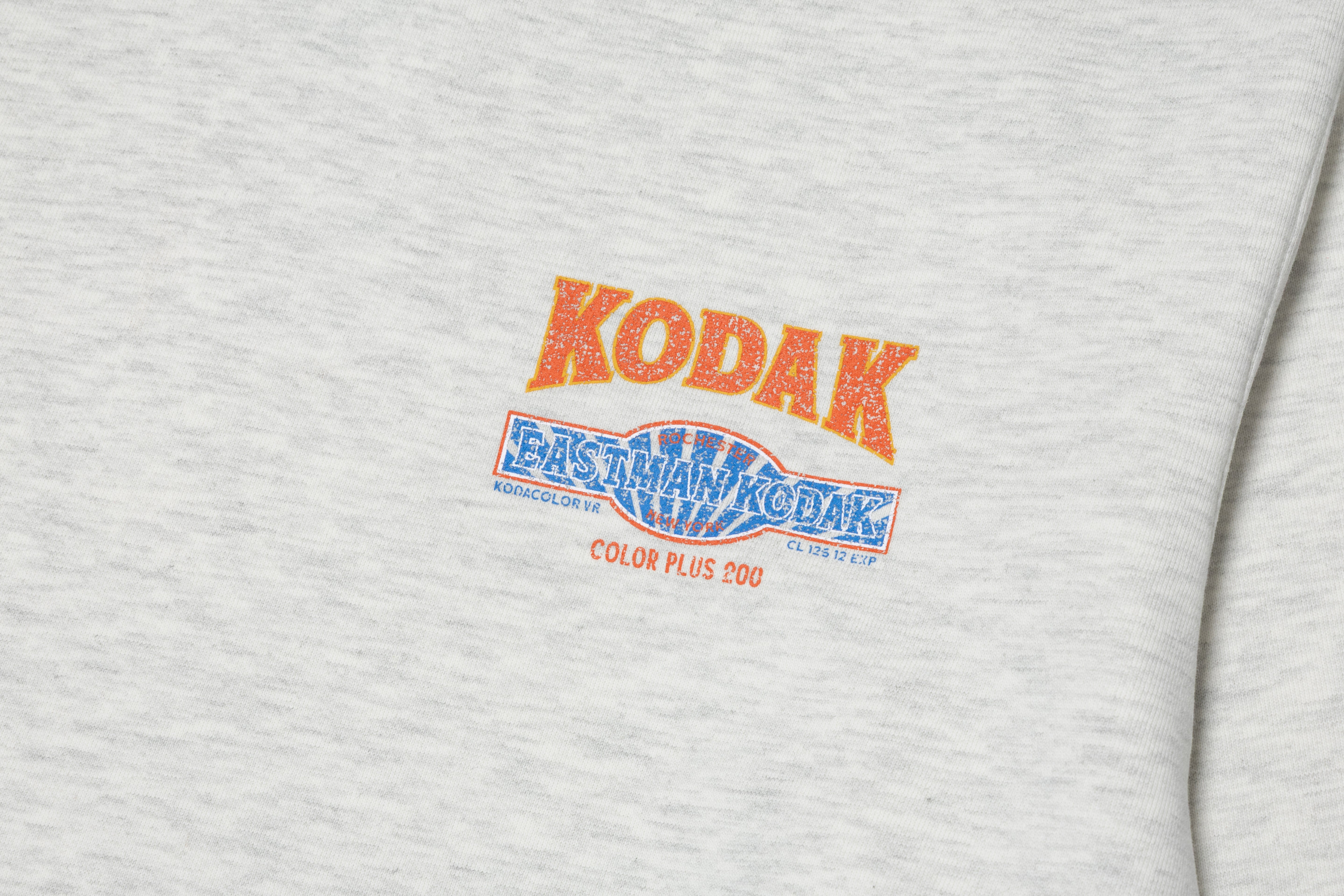 ユニスウェットシャツ【ホワイトメランジグレー】