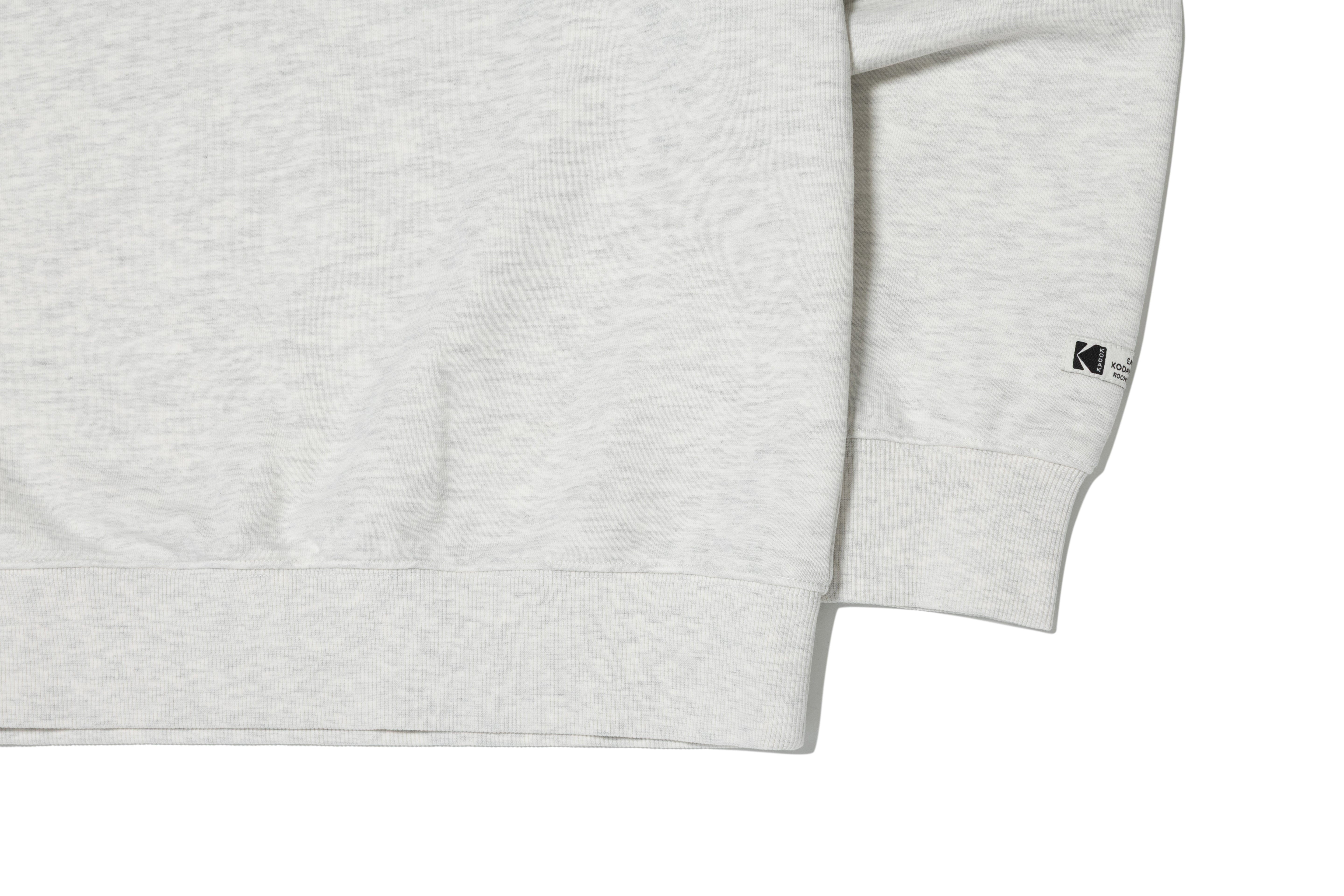 ユニスウェットシャツ【ホワイトメランジグレー】