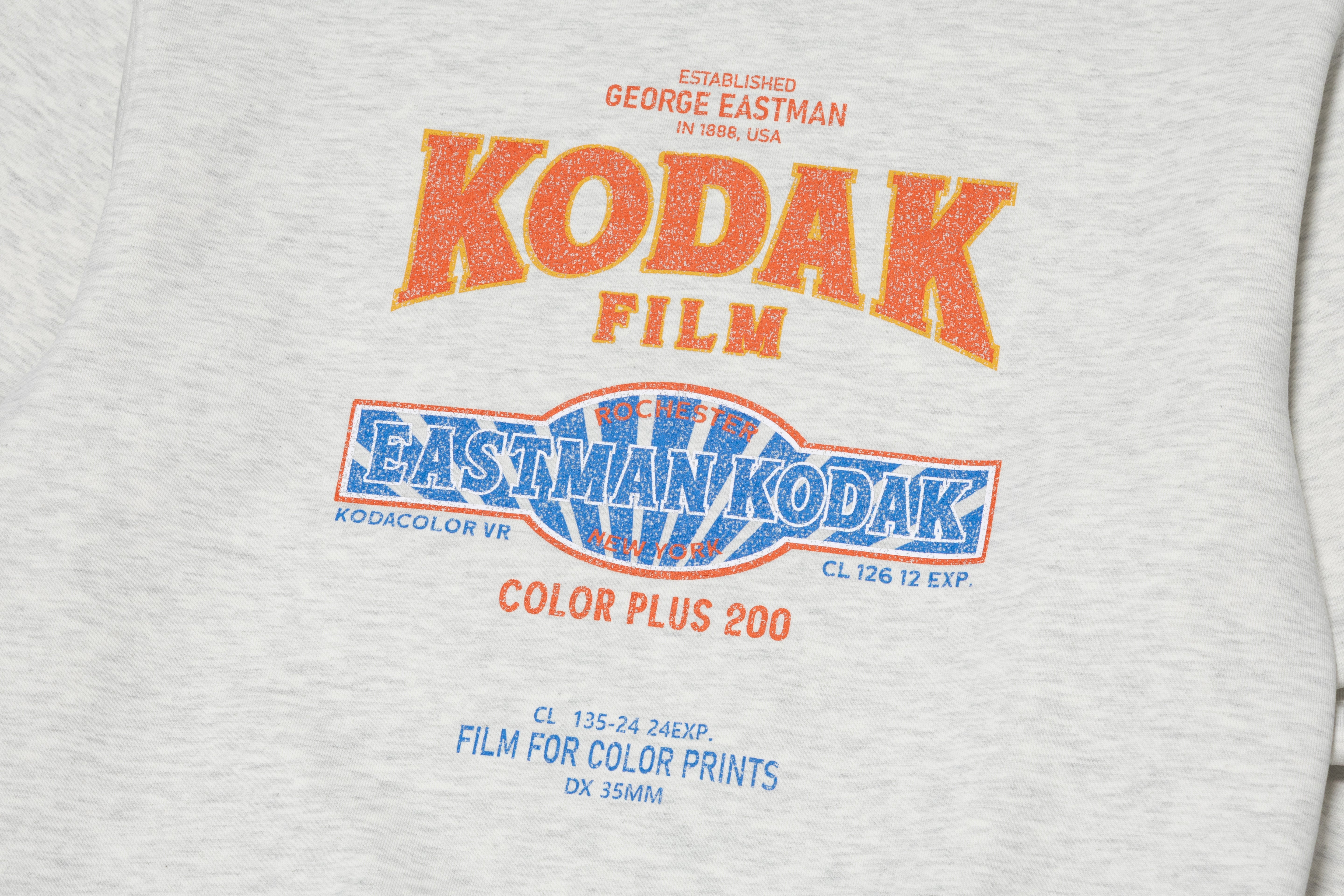 ユニスウェットシャツ【ホワイトメランジグレー】