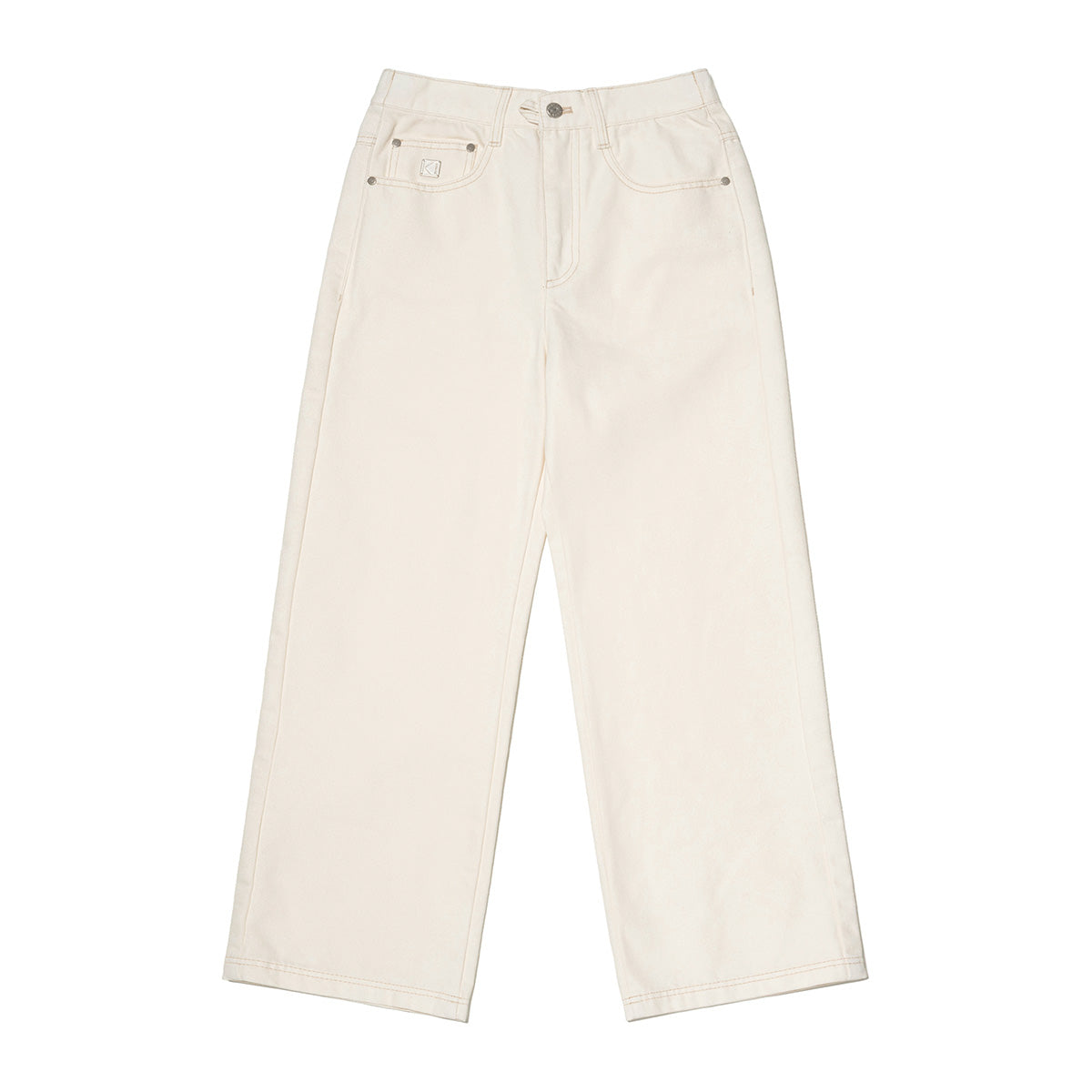 ユニデニムパンツ【アイボリー】