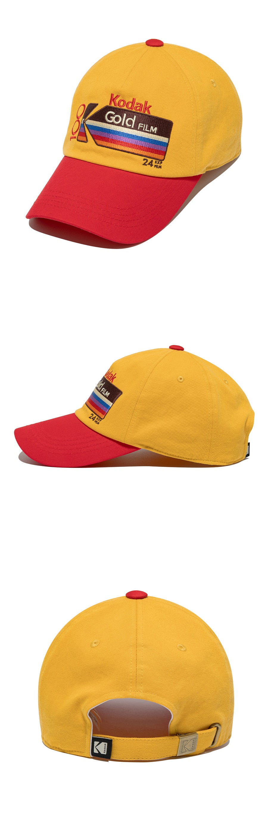 ゴールドフィルムボールキャップ【イエロー】
