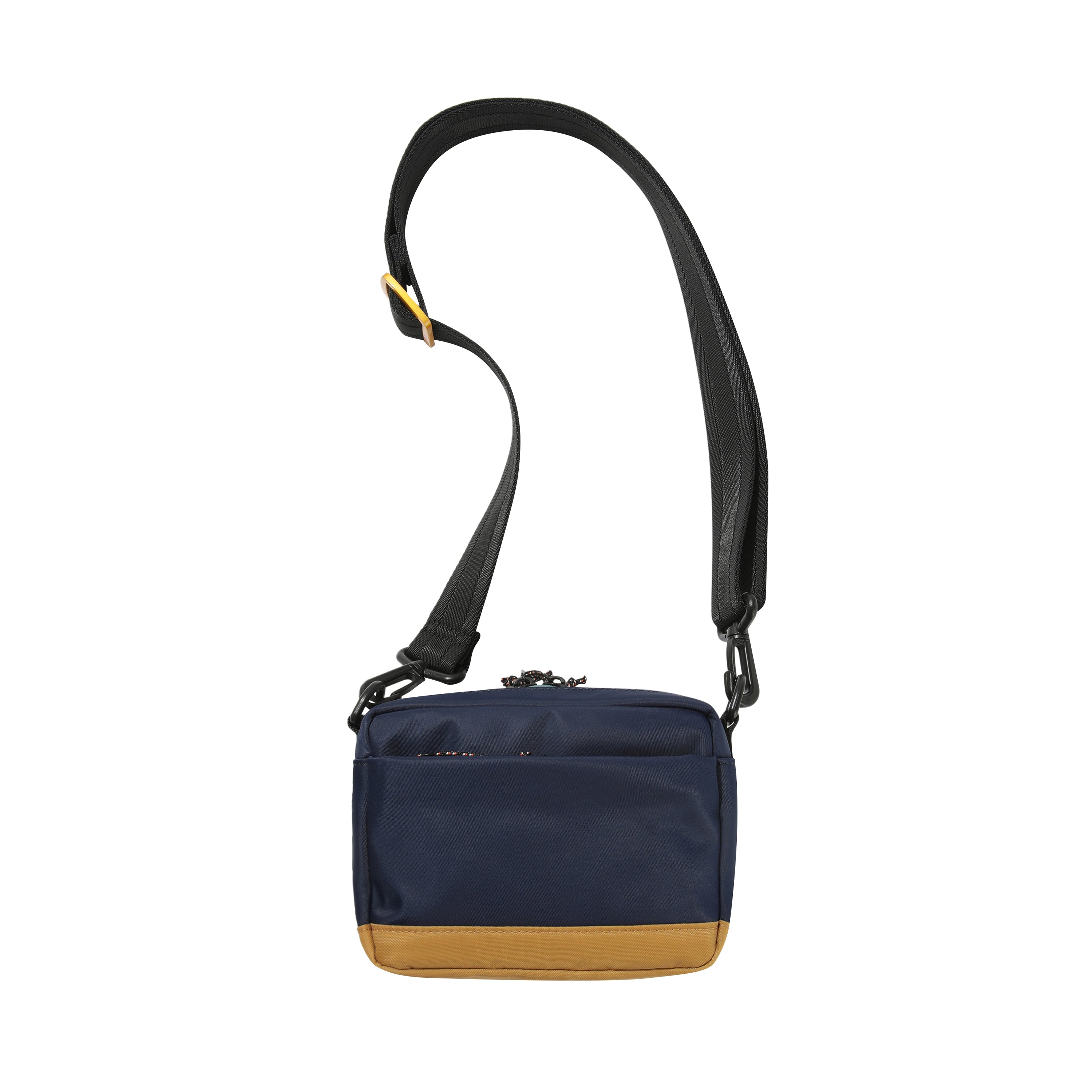 エッセンシャルカラーブロックミニクロスバッグ【グリーン】