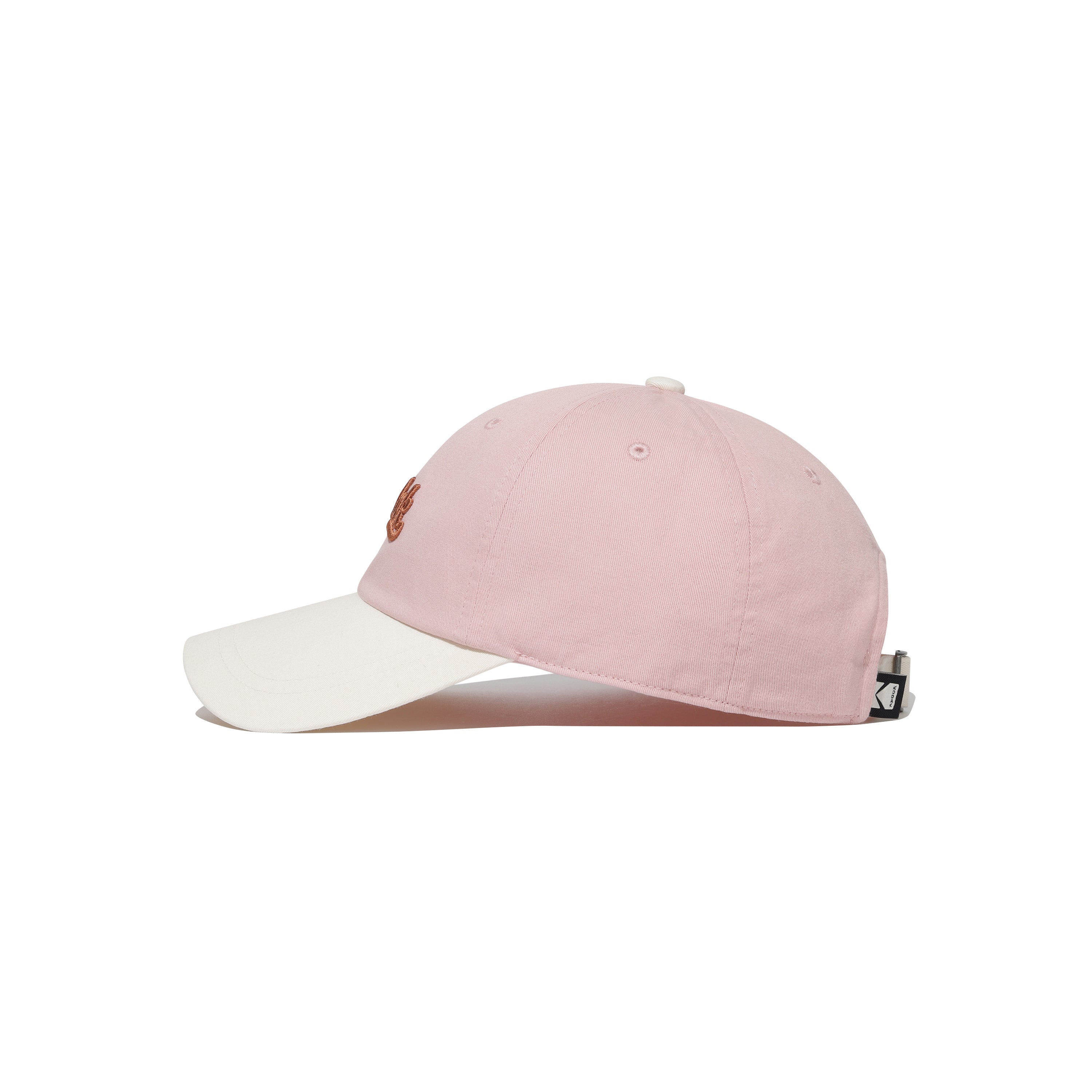 リラックスフィットレタリングコンビ ボールキャップ【ピンク】