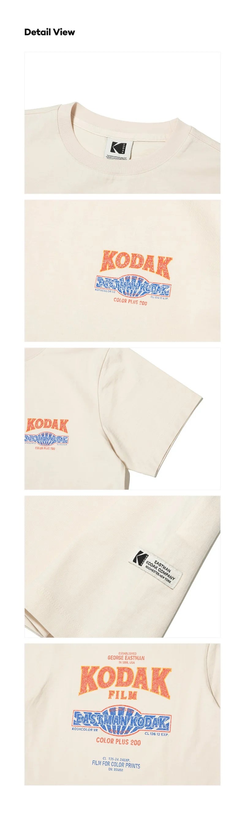 (WOMEN) スノーウォッシュグラフィックショートスリーブTシャツ【アイボリー】