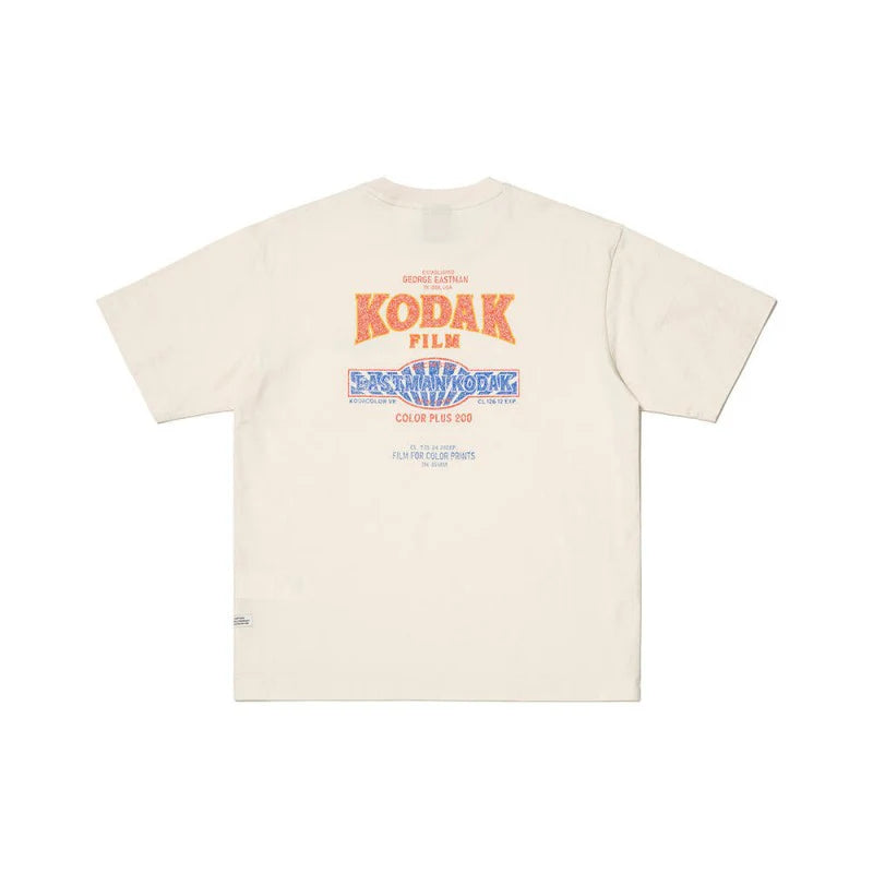 スノーウォッシュグラフィックショートスリーブTシャツ【スカイブルー】