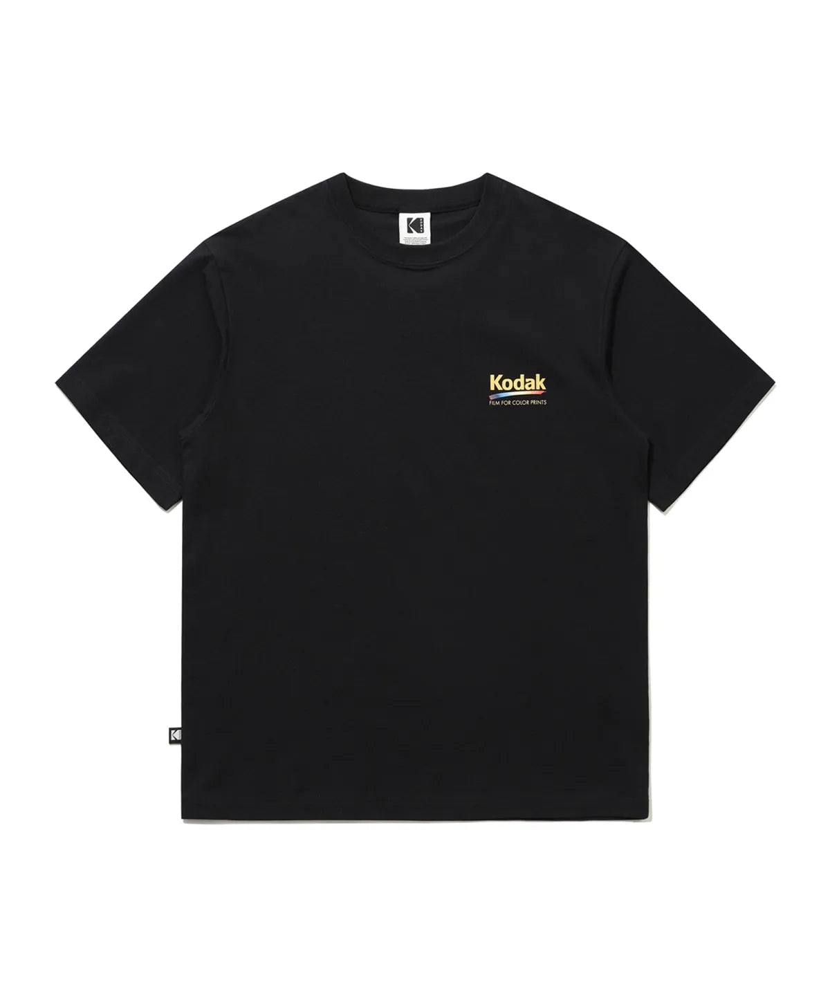 ロイヤルゴールドグラフィックショートスリーブTシャツ【ブラック】