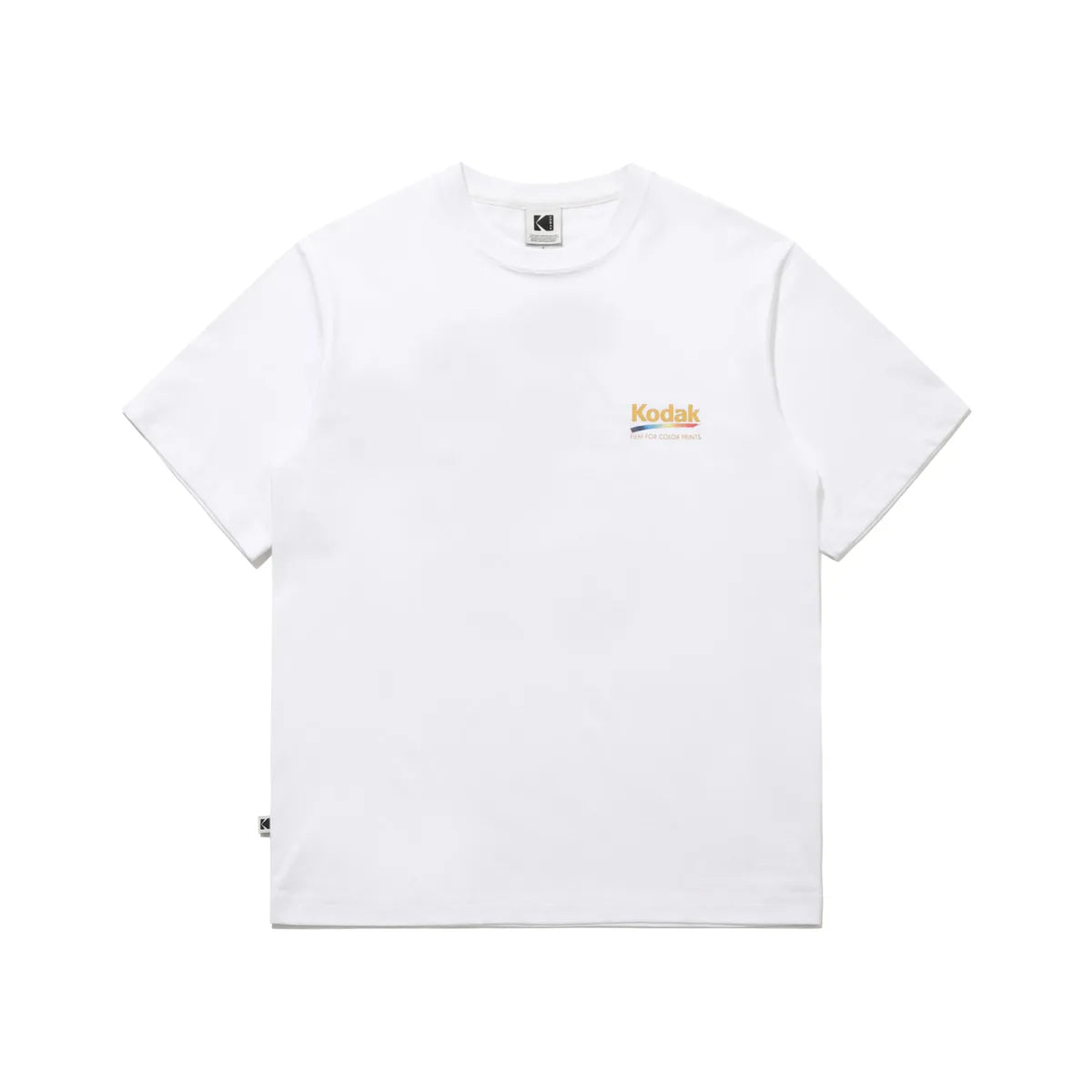 ロイヤルゴールドグラフィックショートスリーブTシャツ【ホワイト】
