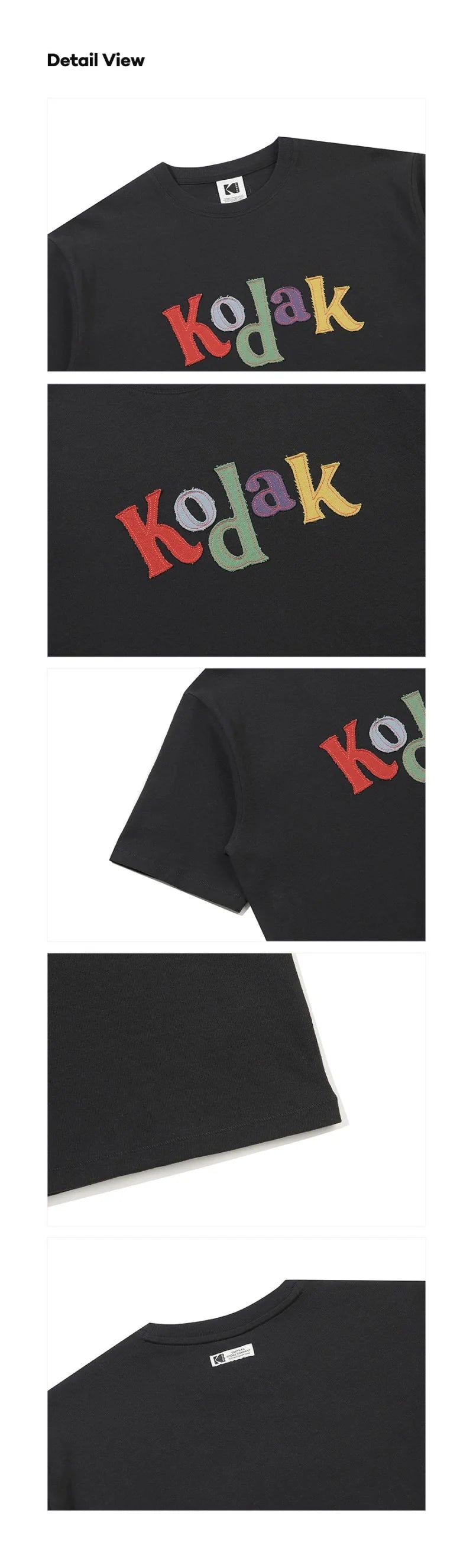 ロゴアートワークコットンショートスリーブTシャツ【ブラック】