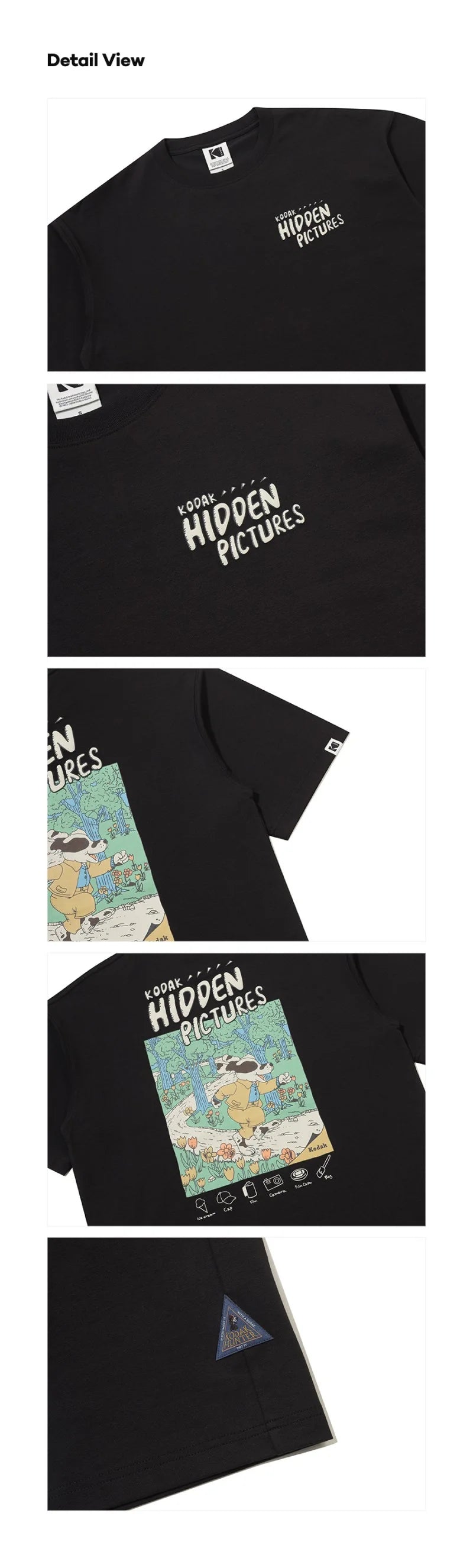 ソロナヒドゥンピクチャーショートスリーブTシャツ【ホワイト】