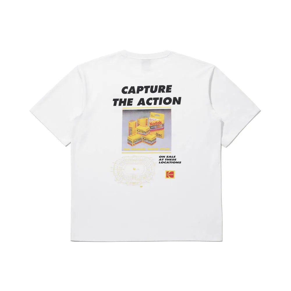 カラープラスグラフィック半袖Tシャツ【ホワイト】