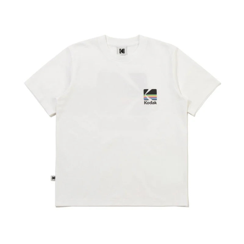 レインボーソロナ半袖Tシャツ【ホワイト】