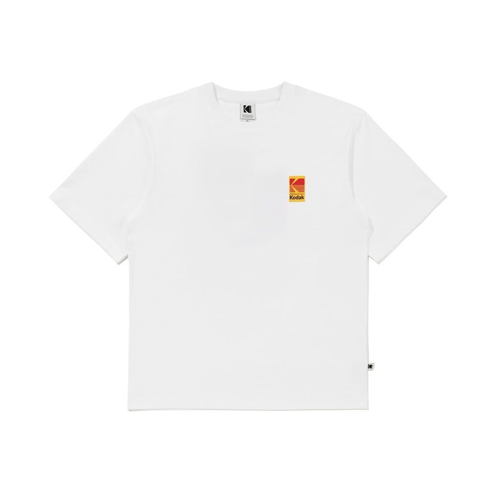 ビッグロゴカラー半袖Tシャツ【ホワイト】