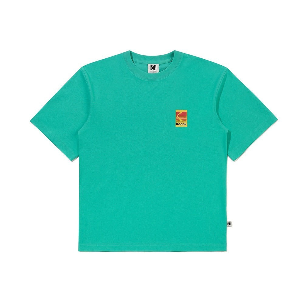 ビッグロゴカラー半袖Tシャツ【グリーン】