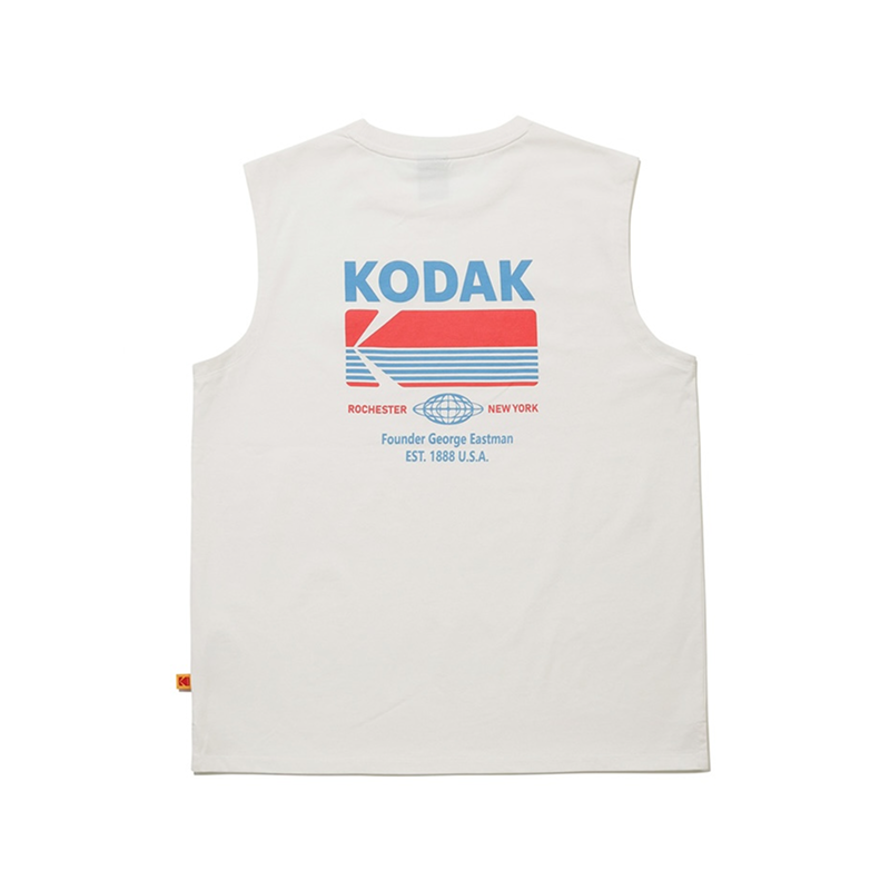 ブリーズポップエアロクールビッググラフィックスリーブレスTシャツ【アイボリー】