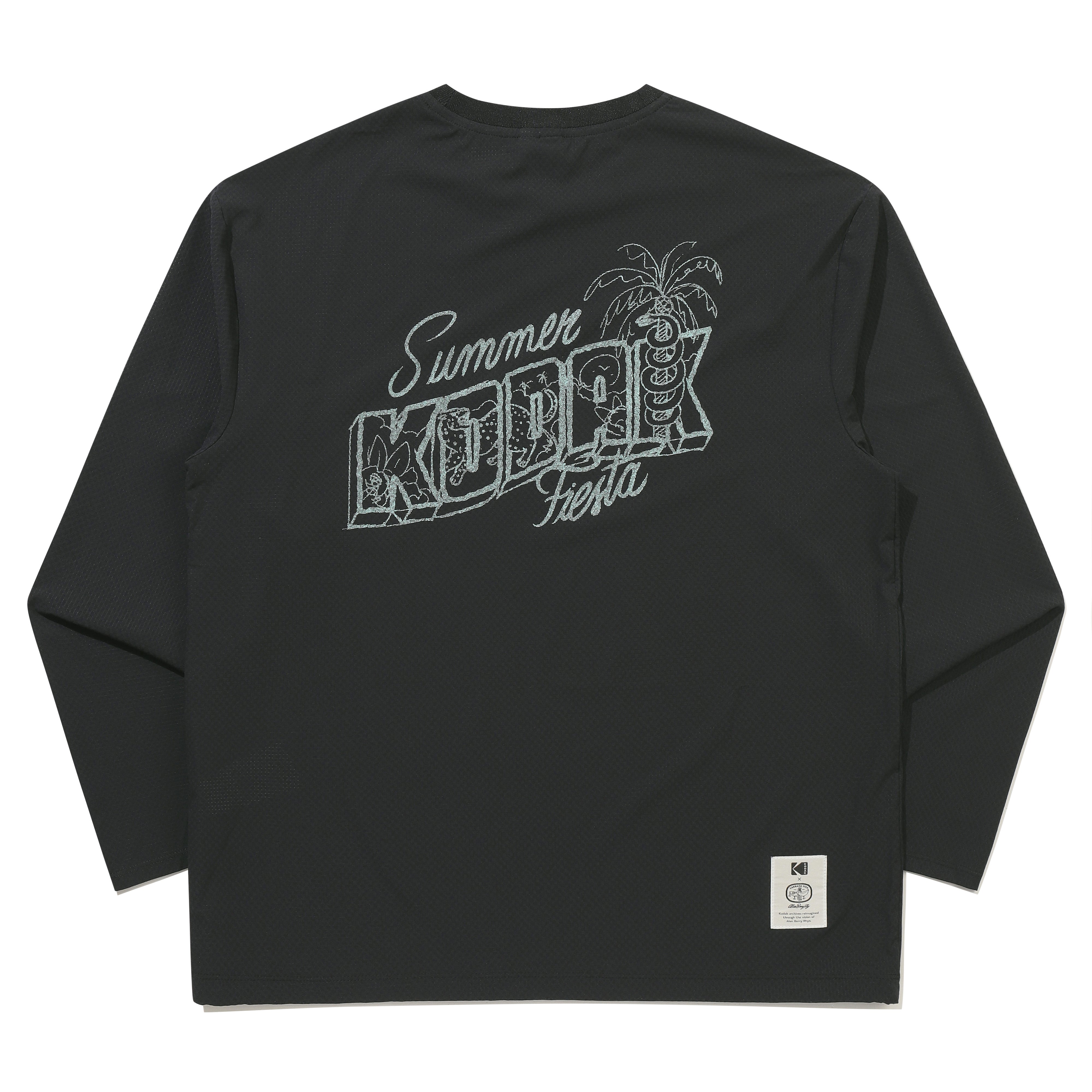 【Alan Berry Rhys】ホールメッシュ ロングスリーブTシャツ【ホワイト】