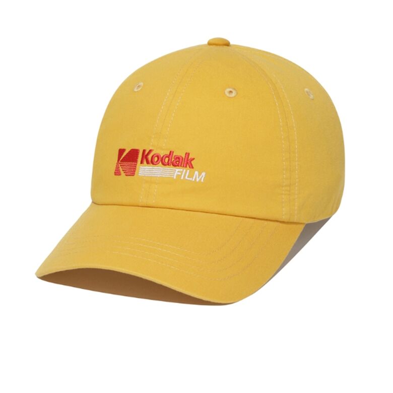 リラックスフィットフィルムロゴボールキャップ【イエロー】