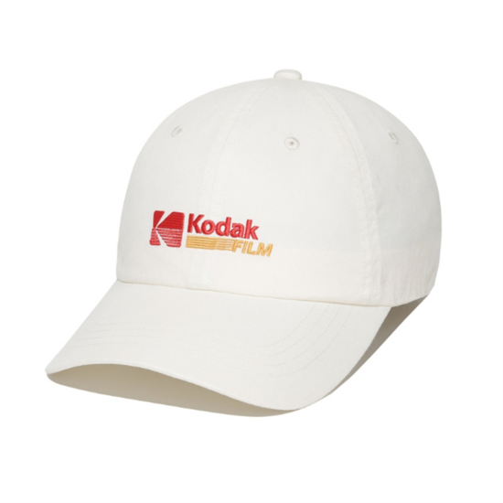 リラックスフィットフィルムロゴボールキャップ【アイボリー】