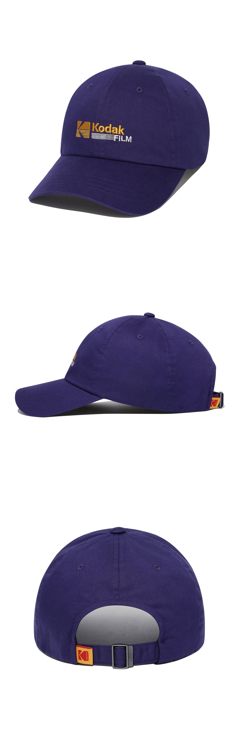 リラックスフィットフィルムロゴボールキャップ【パープル】