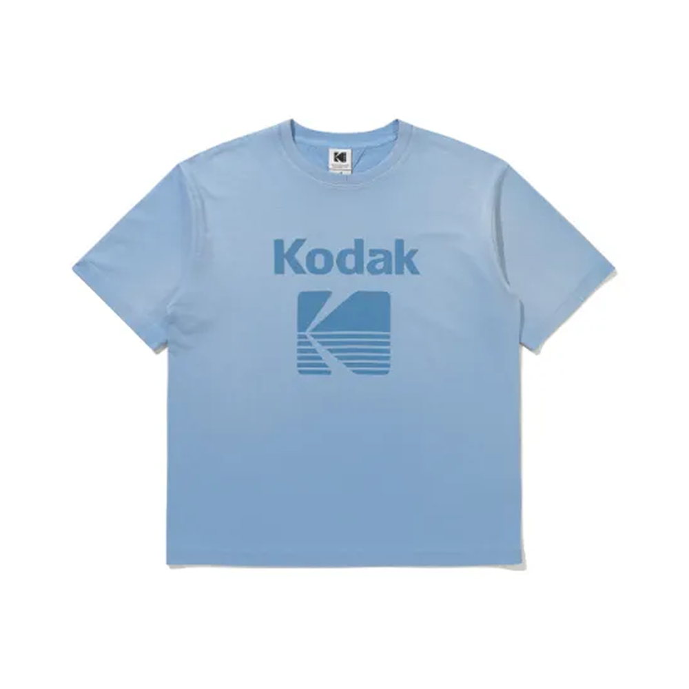 フラッシュウォッシング ブラー ビッグロゴ ショートスリーブ Tシャツ【ブラウン】