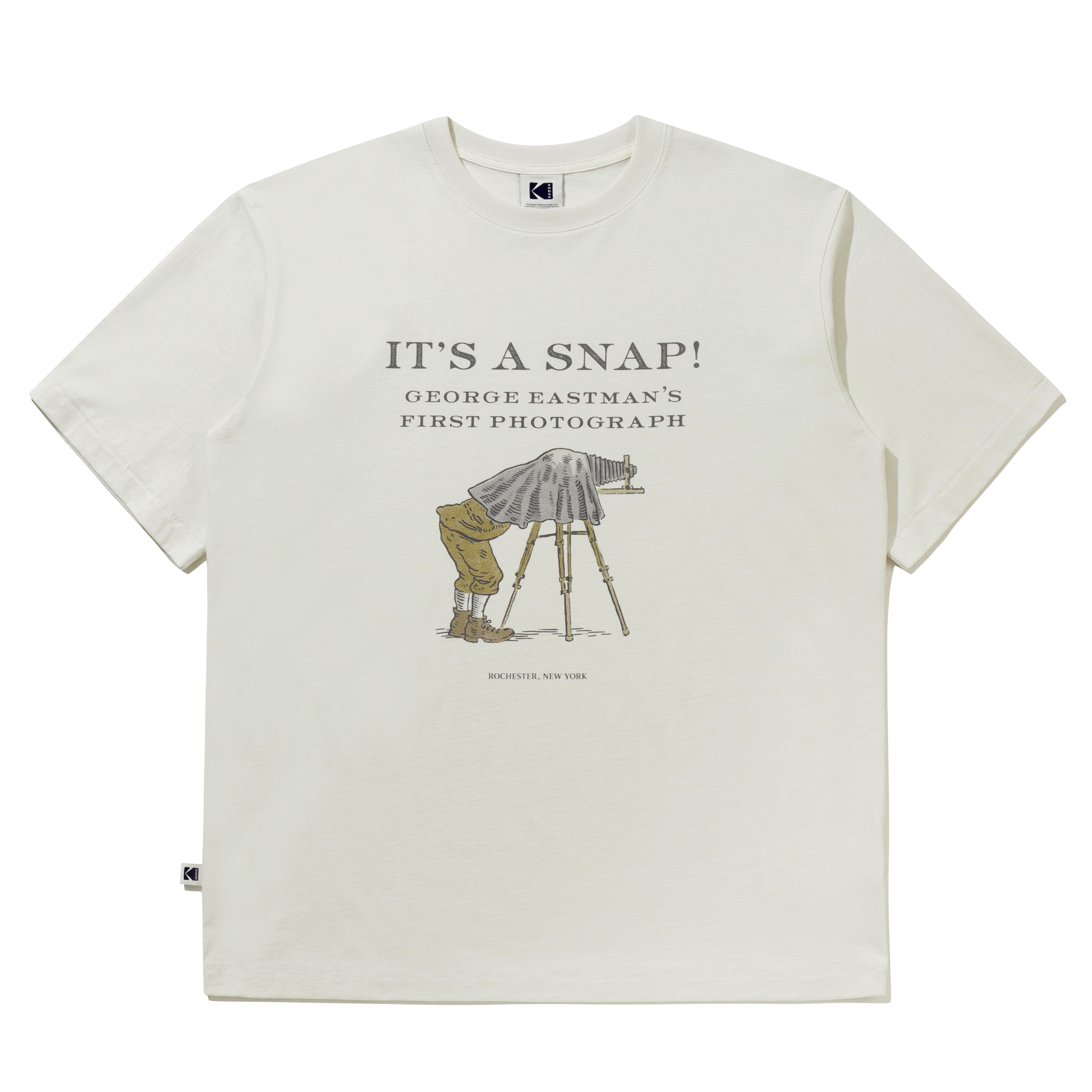 ヘリテージ ジョージ・イーストマン ショートスリーブTシャツ【アイボリー】