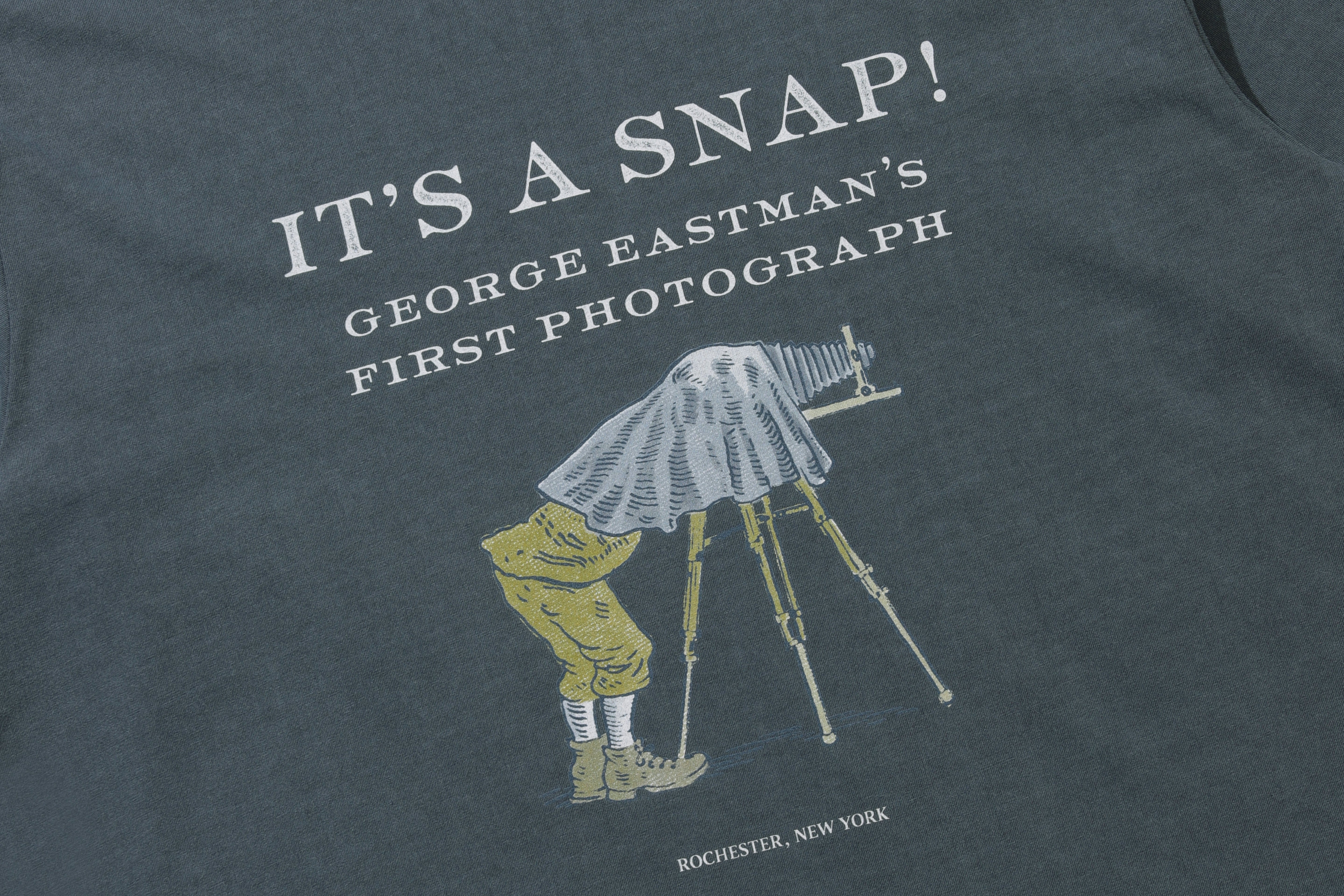 ヘリテージ ジョージ・イーストマン ショートスリーブTシャツ【アイボリー】