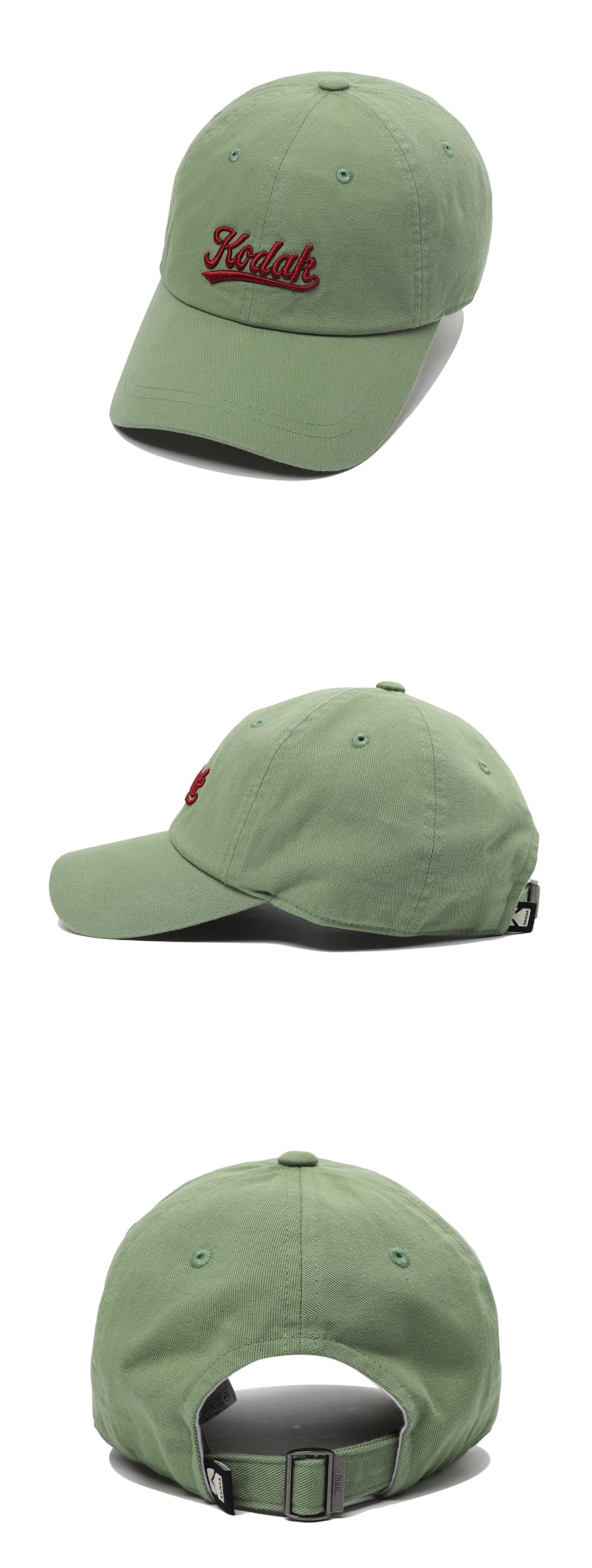 レタリング リラックス フィット ボールキャップ【カーキ】