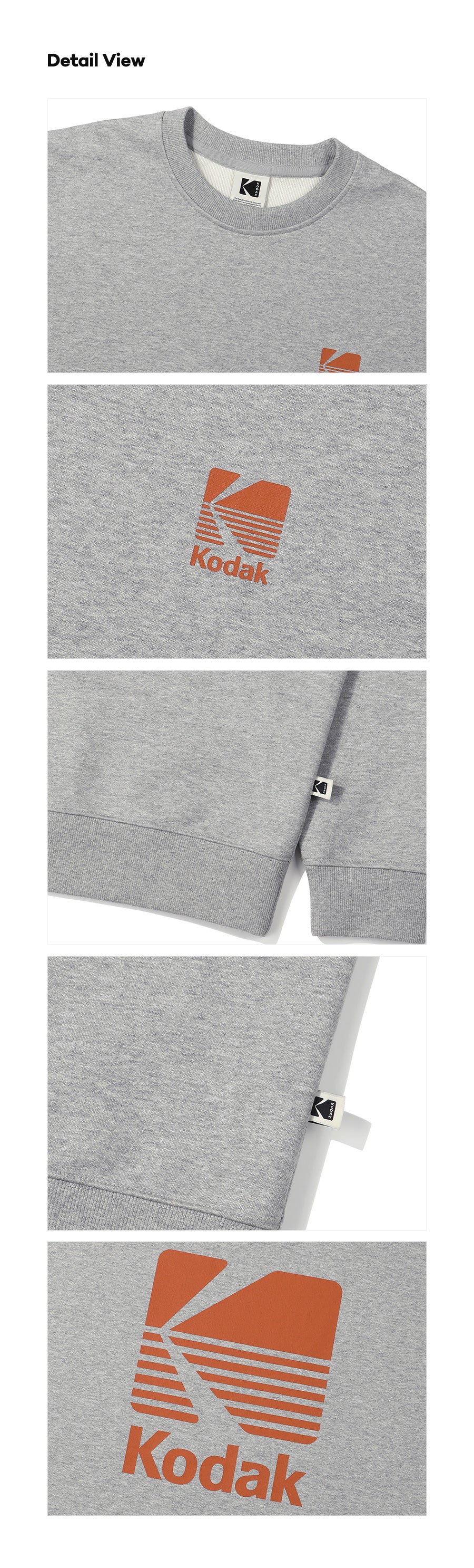 エッセンシャルロゴスウェット【メランジグレー】