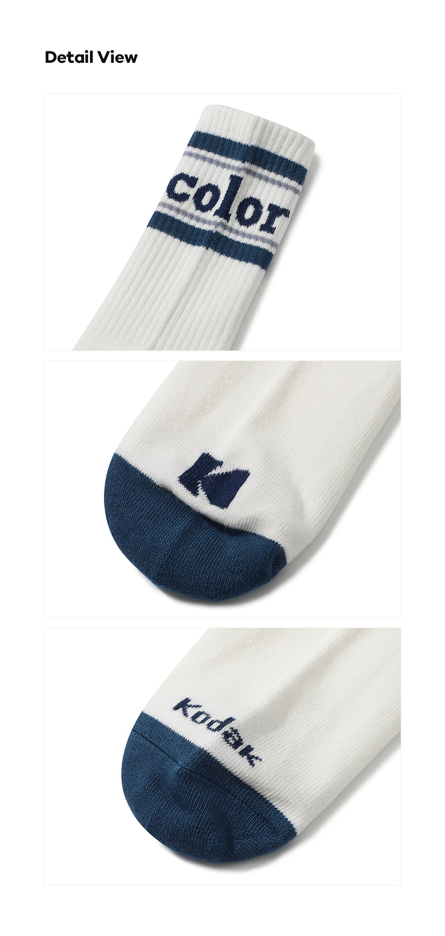 コダカラークルーソックス【レッド】