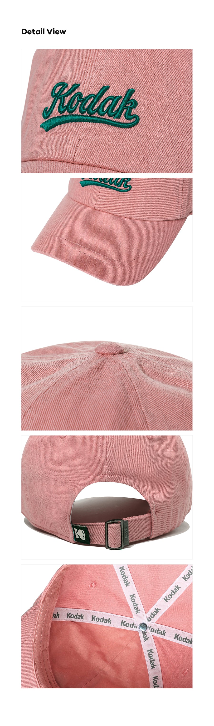 レタリング リラックス フィット ボールキャップ【ベージュ】