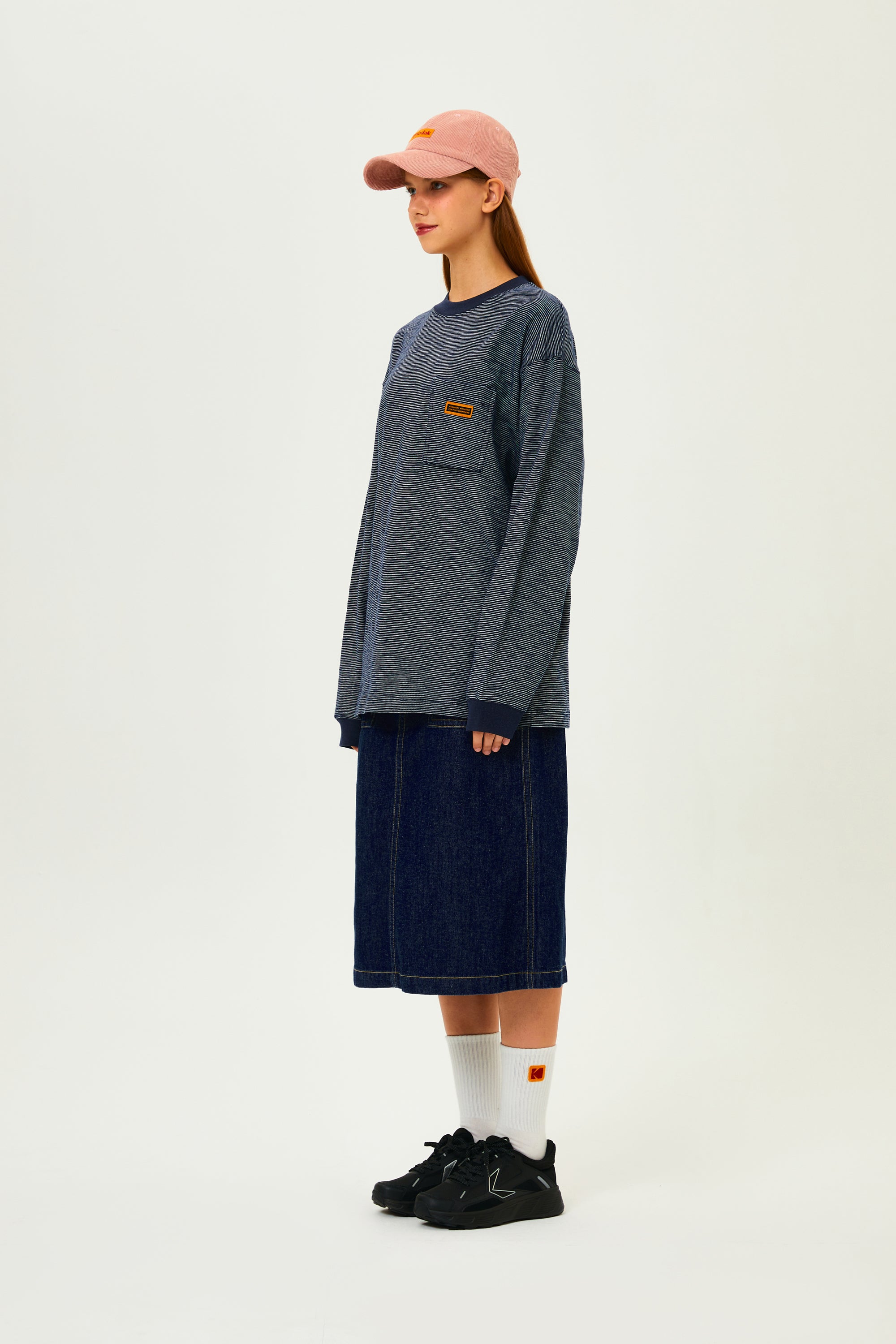 コダカリーデニムスカート【アイボリー】