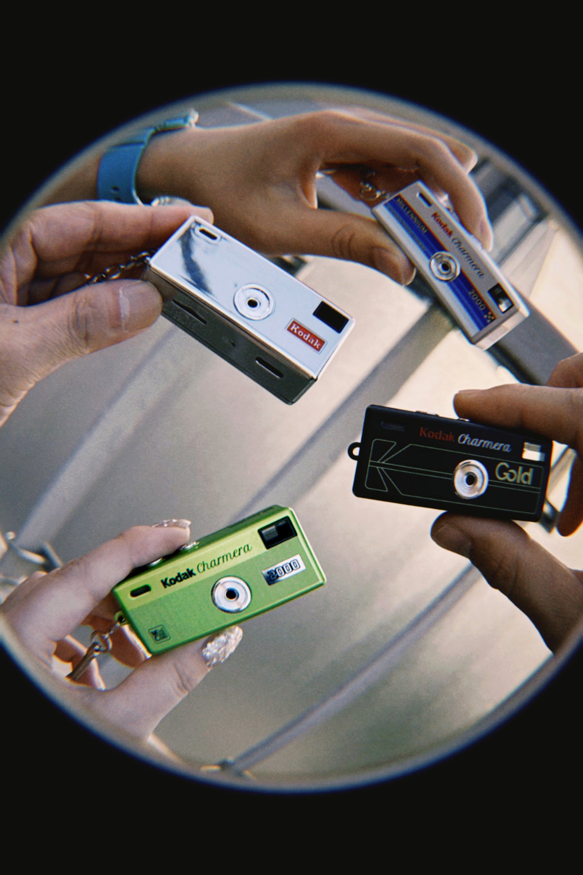 【KODAK CHARMERA MILLENNIUM 全体セット6個】キーチェーン デジタルカメラ