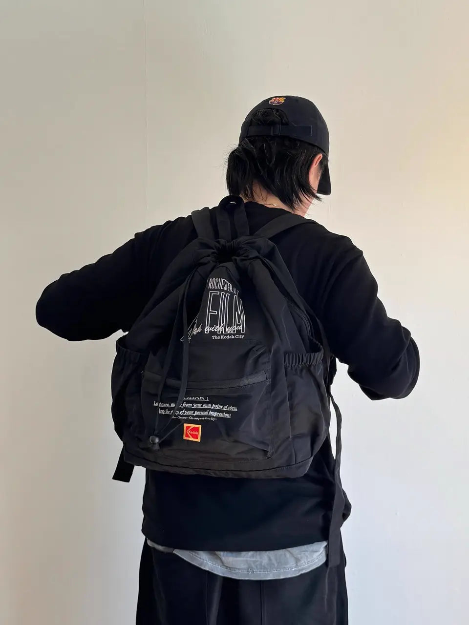 フラッシュストリングバックパック 20L【ブラック】