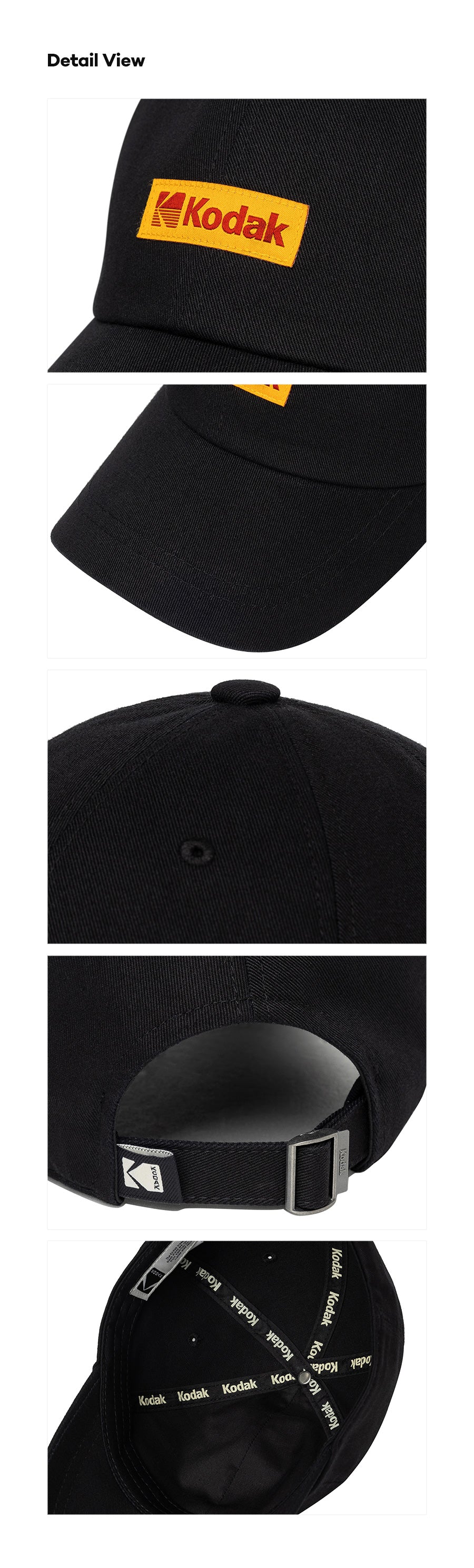 シグネスチャーフィットカラープラスボールキャップ【ブラック】