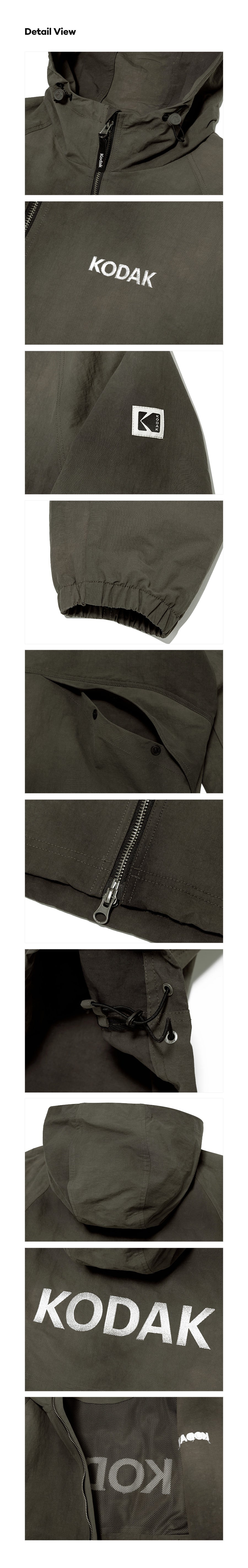 レシピ ウォッシングフーディジャケット【チャコール】