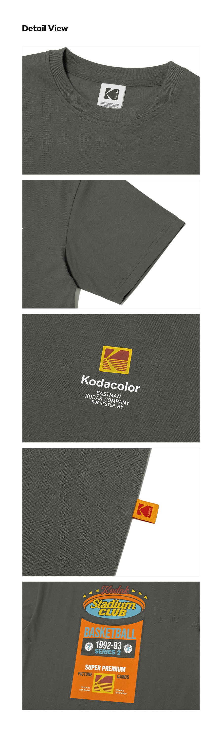 スタジアムグラフィックTシャツ【メランジグレー】