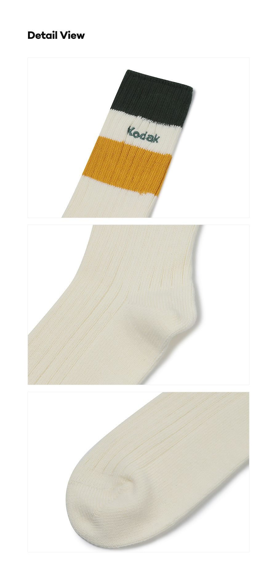 クッションクルーソックス【ブラウン】