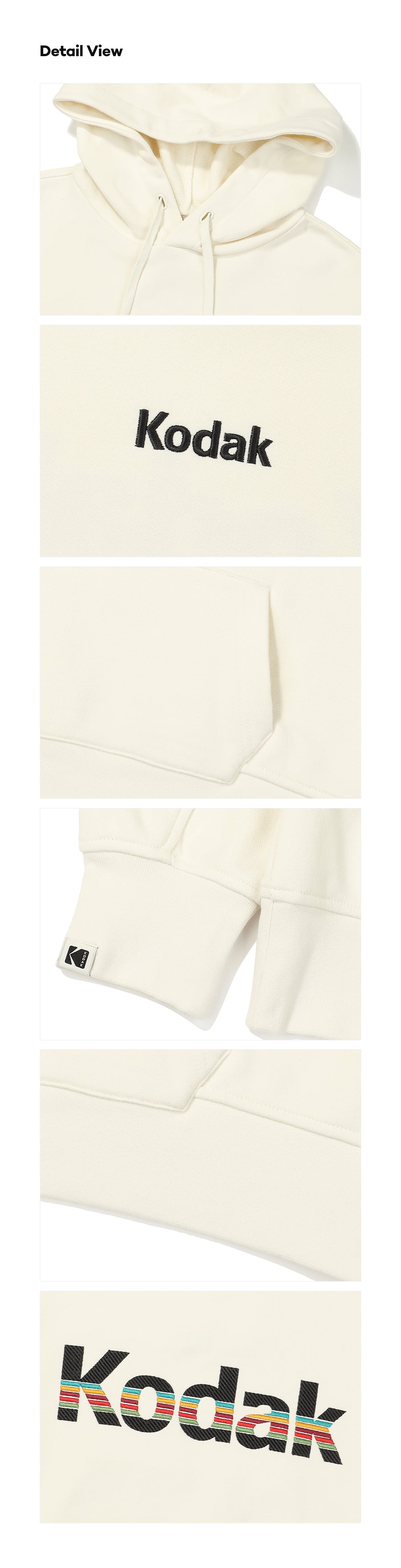 (Women)レインボーロゴクロップフーディ【ブラック】