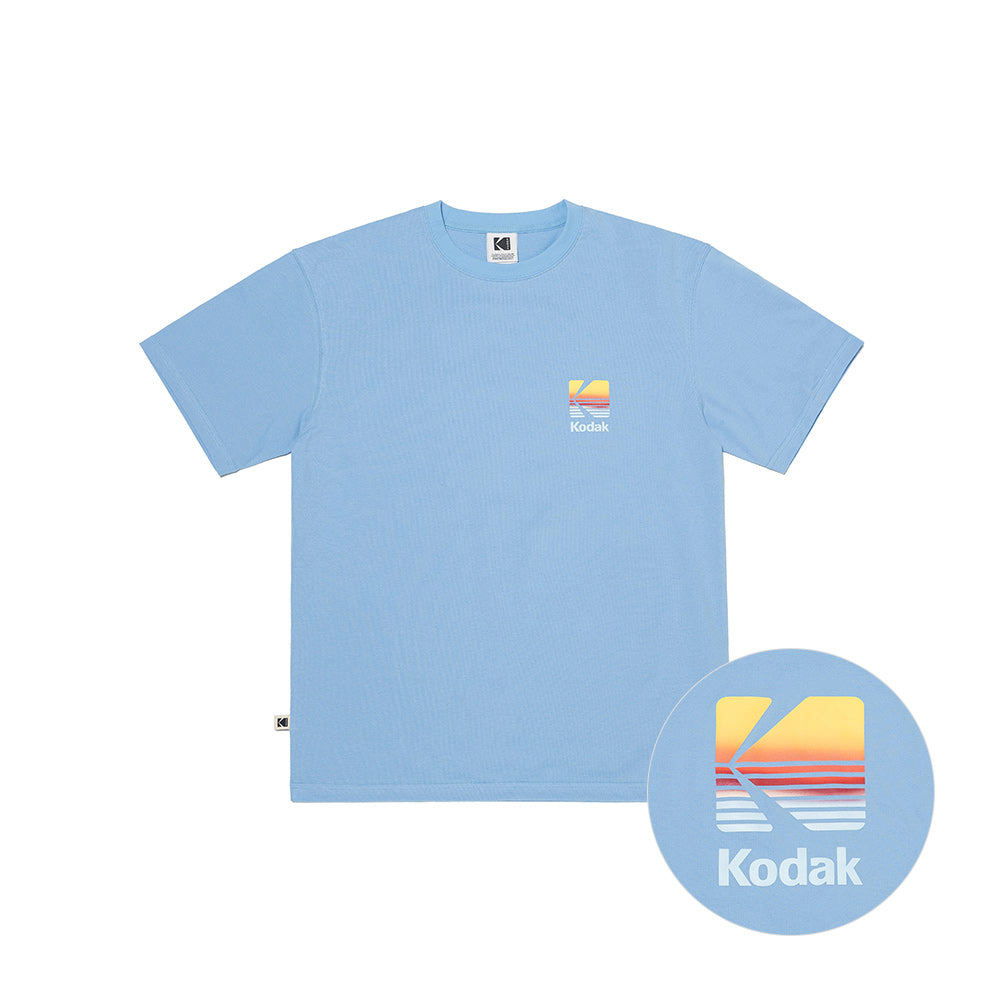 レインボーソロナショートTシャツ【スカイブルー】