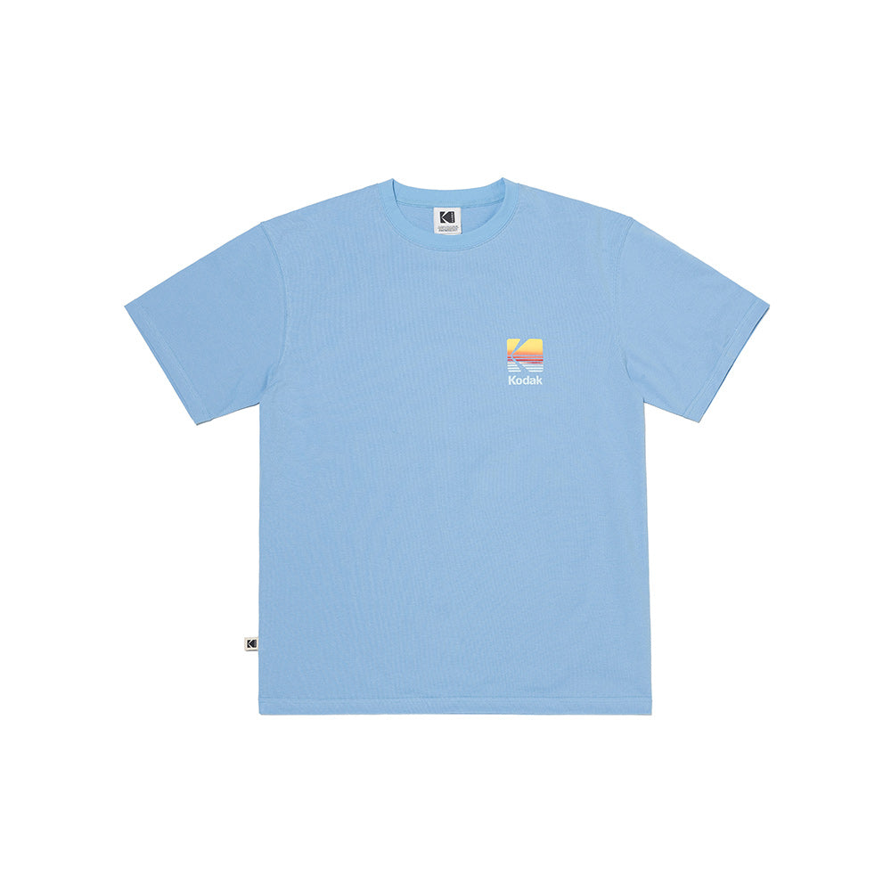 レインボーソロナショートTシャツ【スカイブルー】