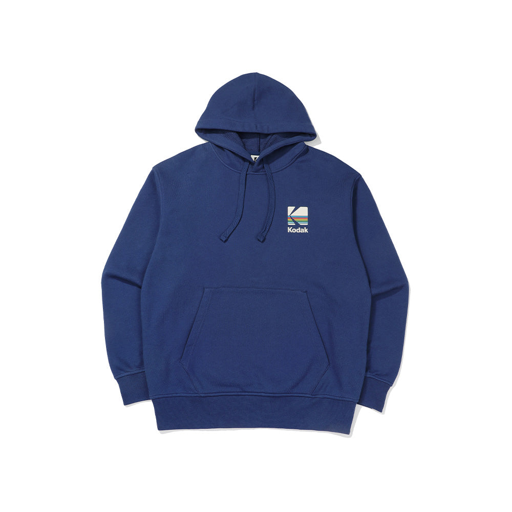 レインボービッグロゴフーディ【ブルー】