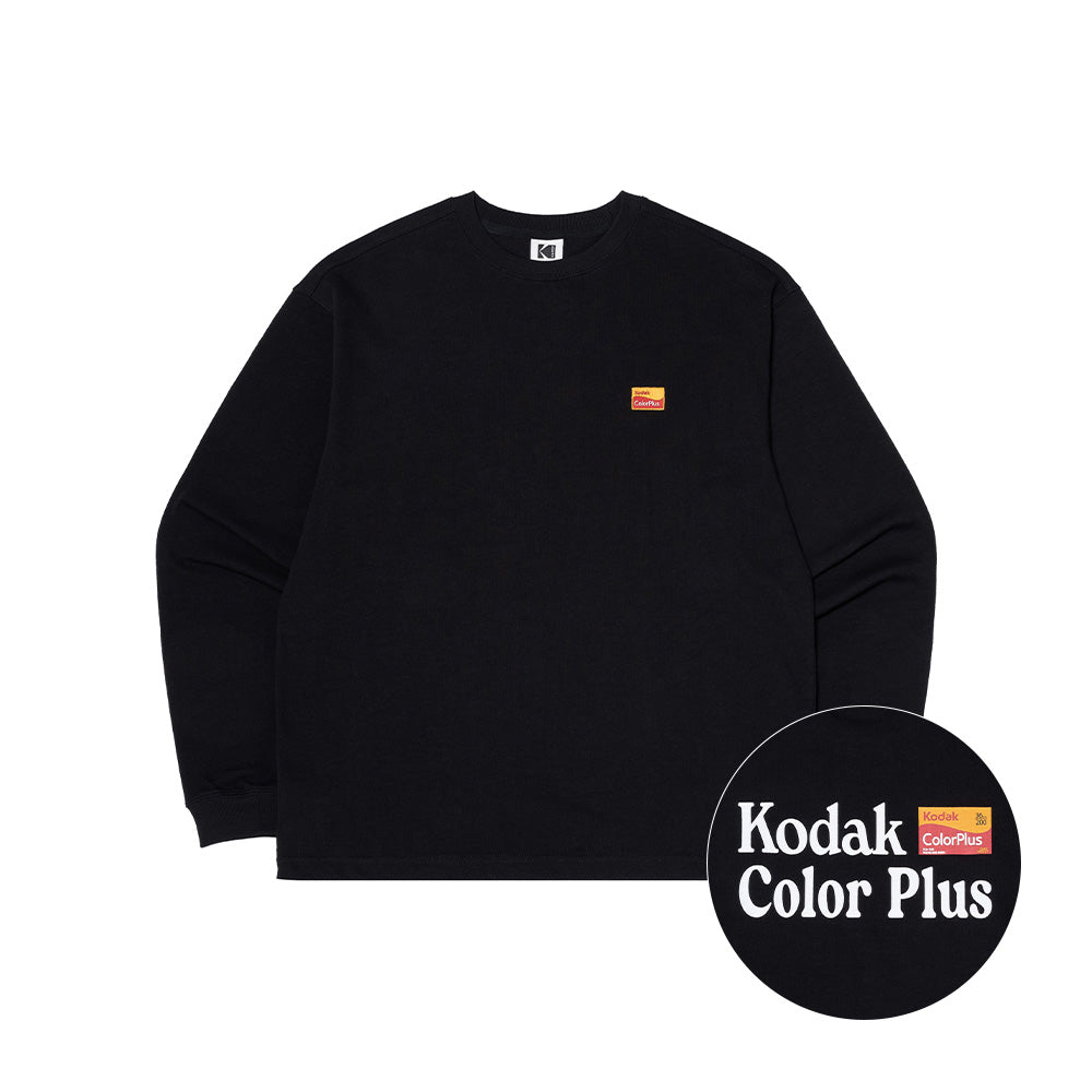 フィルムグラフィックロングスリーブTシャツ【ブラック】