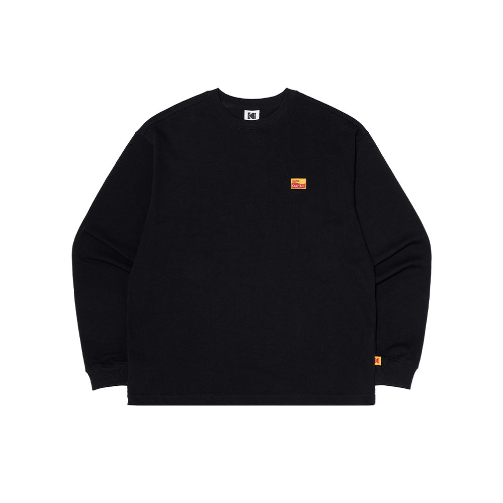フィルムグラフィックロングスリーブTシャツ【ブラック】