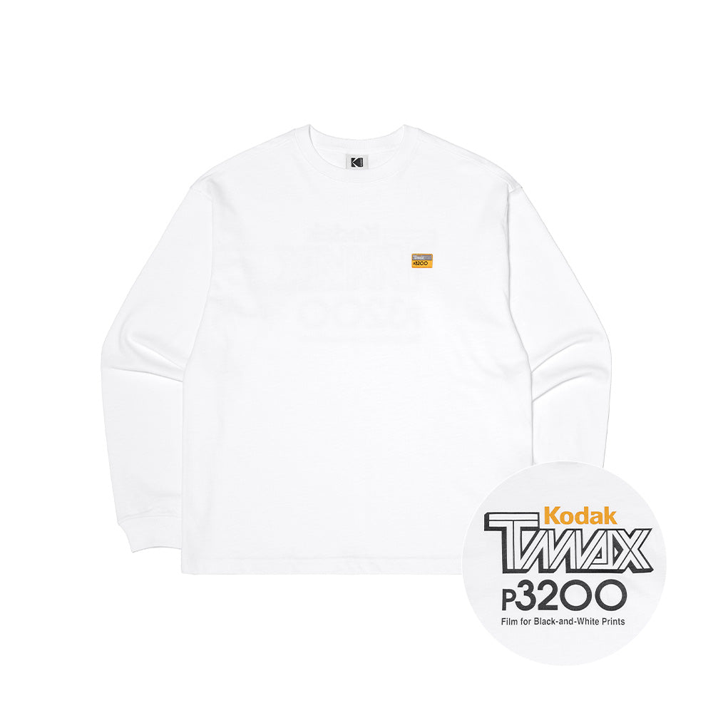 フィルムグラフィックロングスリーブTシャツ【ブラック】