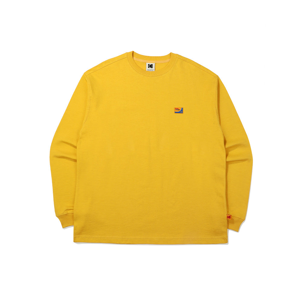フィルムグラフィックロングスリーブTシャツ【イエロー】