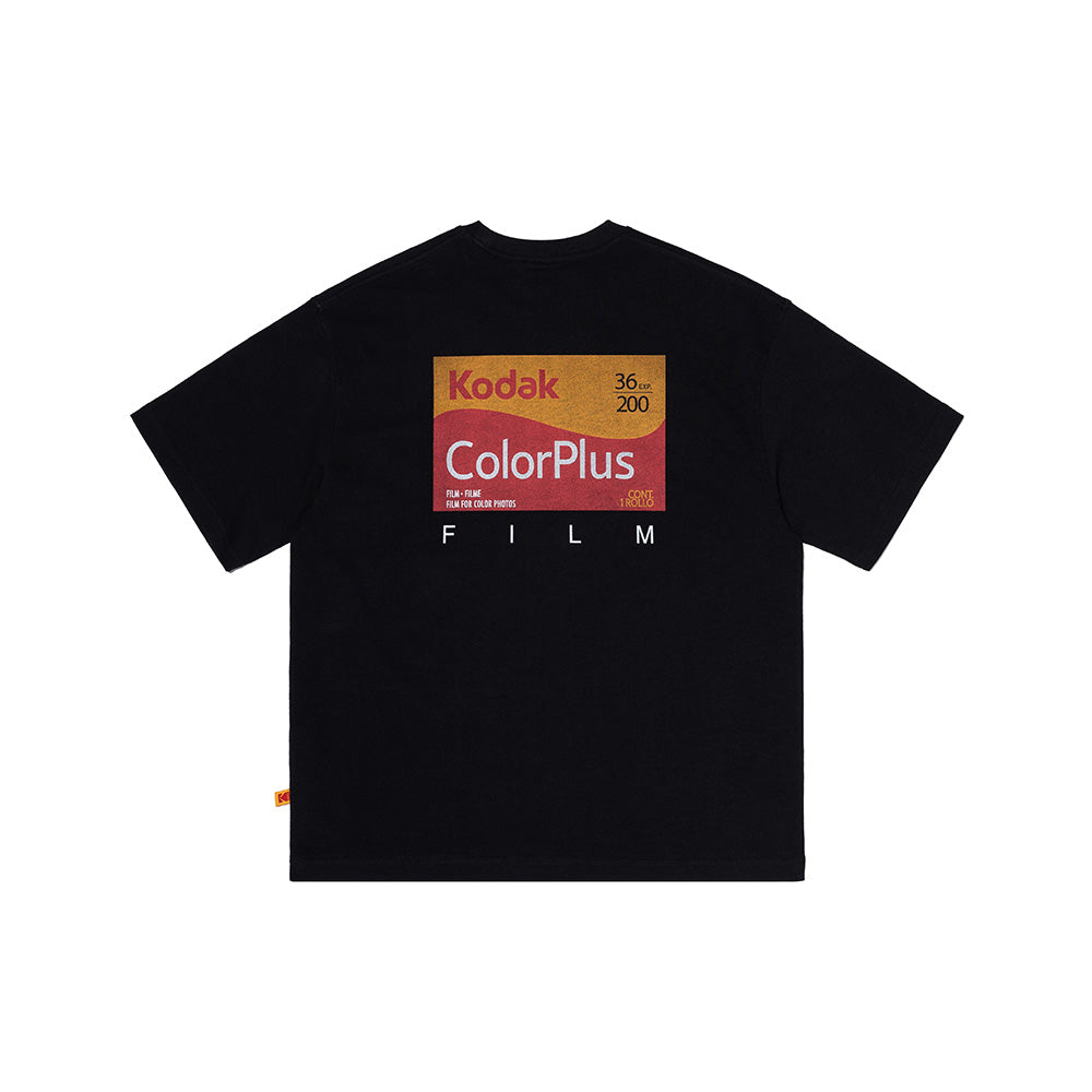 フィルムグラフィックセミオーバーフィットショートTシャツ【イエロー】