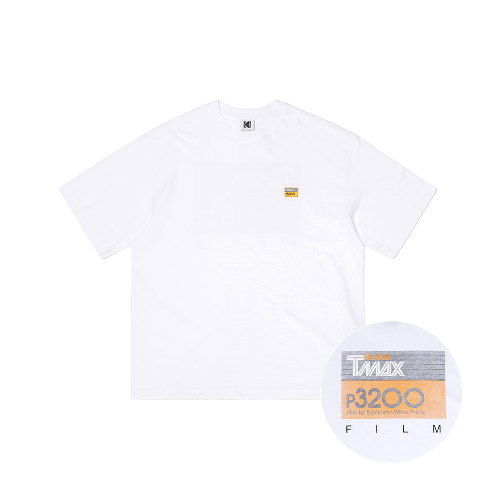 フィルムグラフィックセミオーバーフィットショートTシャツ【イエロー】