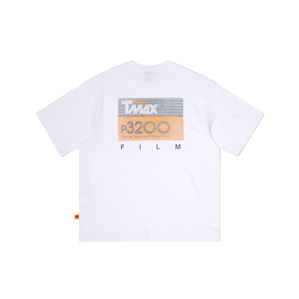 フィルムグラフィックセミオーバーフィットショートTシャツ【イエロー】