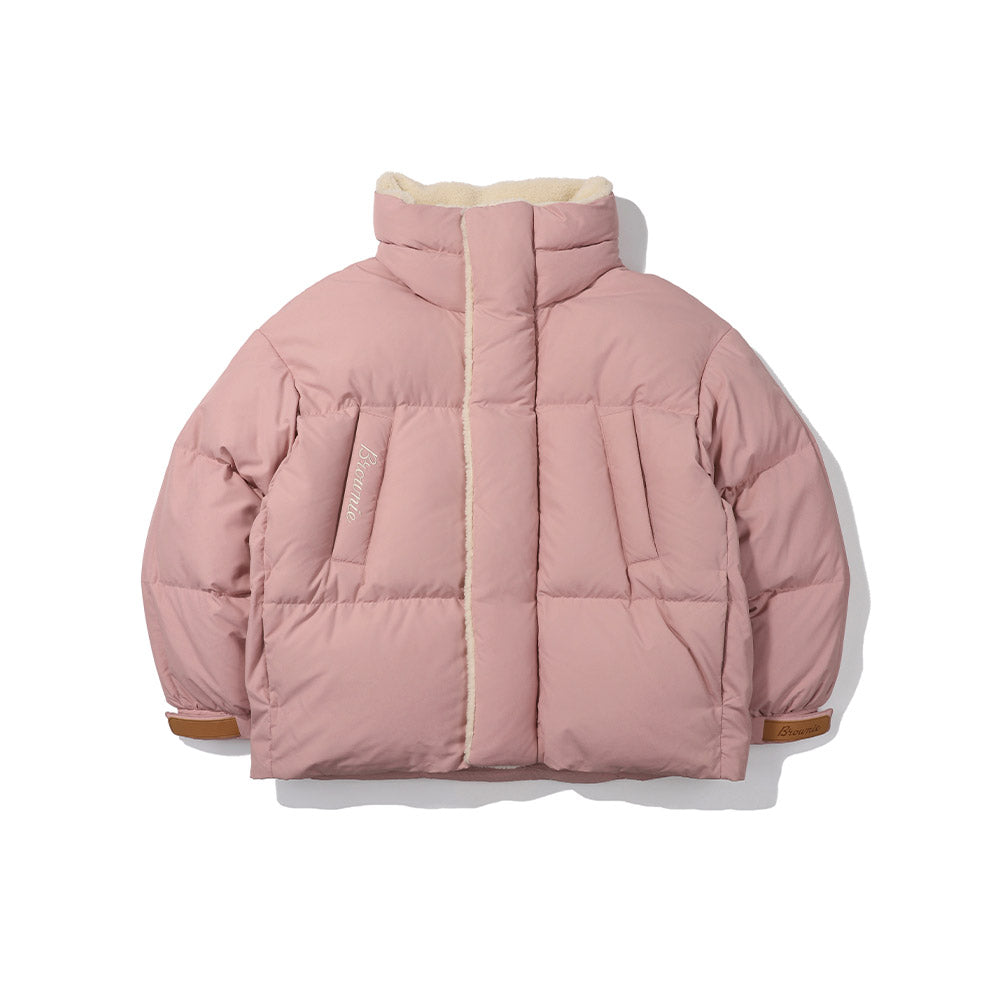 (Women)ブラウニーショートダウン ジャケット【ピンク】